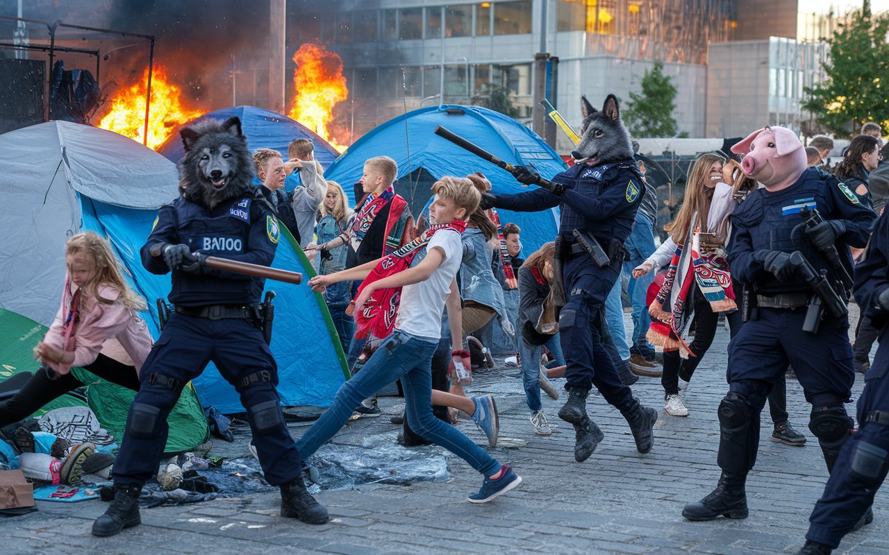 Polisen i Palestinagård – ett ingripande eller ett angrepp?